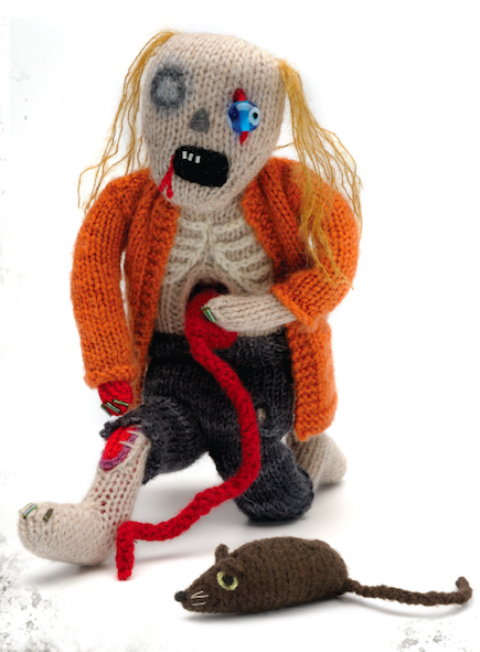 Free Knitting Pattern for Zombie Doll