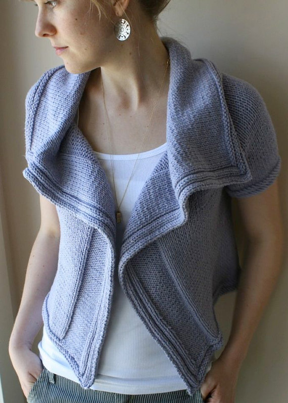 Short Sleeve Cardigan Knitting Patterns | In the Loop Knitting