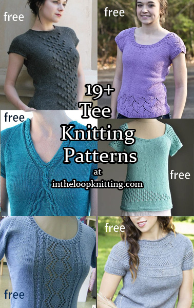 Tee Top Knitting Patterns | In the Loop Knitting