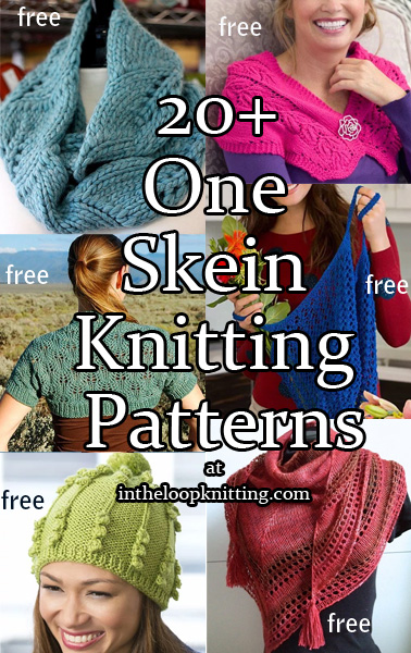 One Skein Knitting Patterns | In the Loop Knitting
