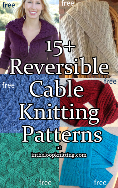 Reversible Cable Knitting Patterns | In the Loop Knitting