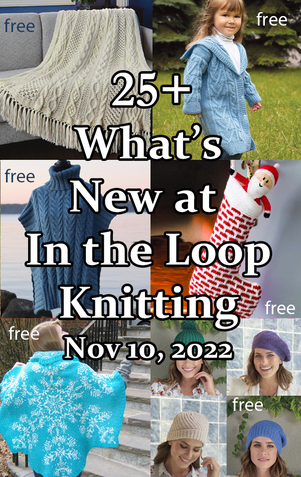 What's New Knitting Patterns November 10, 2022