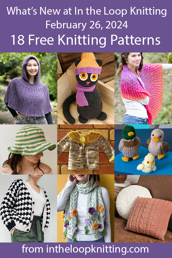 New Free Knitting Patterns February 26, 2024