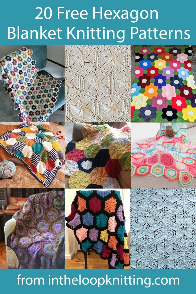Hexagon Blanket Knitting Patterns
